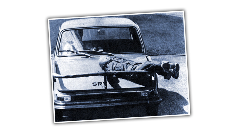 Illustration for article titled That Time the British Designed a Car to Drive Into People